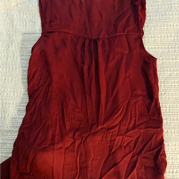 [2] H&M Rich Red Sleeveless Wrap Tank - Picture 5 of 5